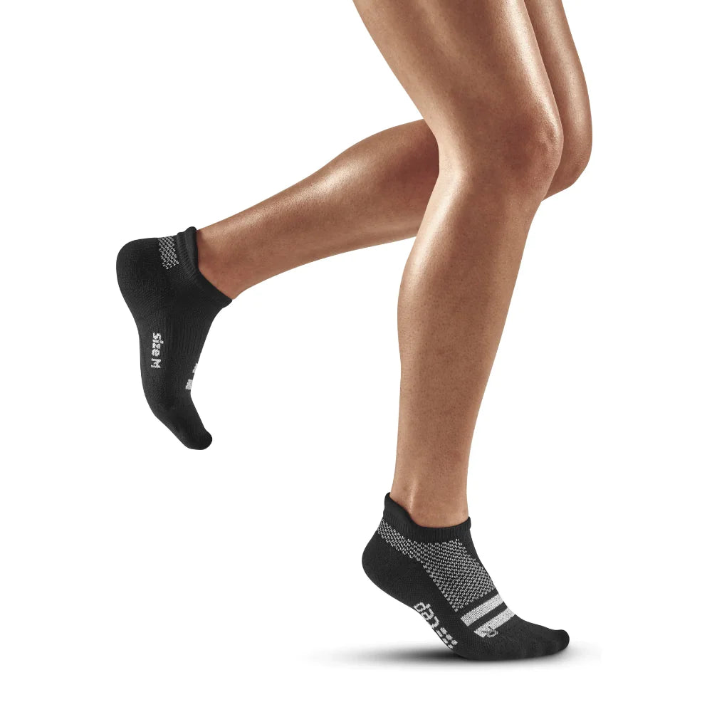 Mens CEP No Show Sock Compression Training