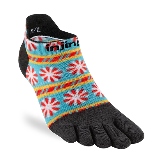 Injinji SPECTRUM RUN No Show Toe Socks - Lightweight Cushion