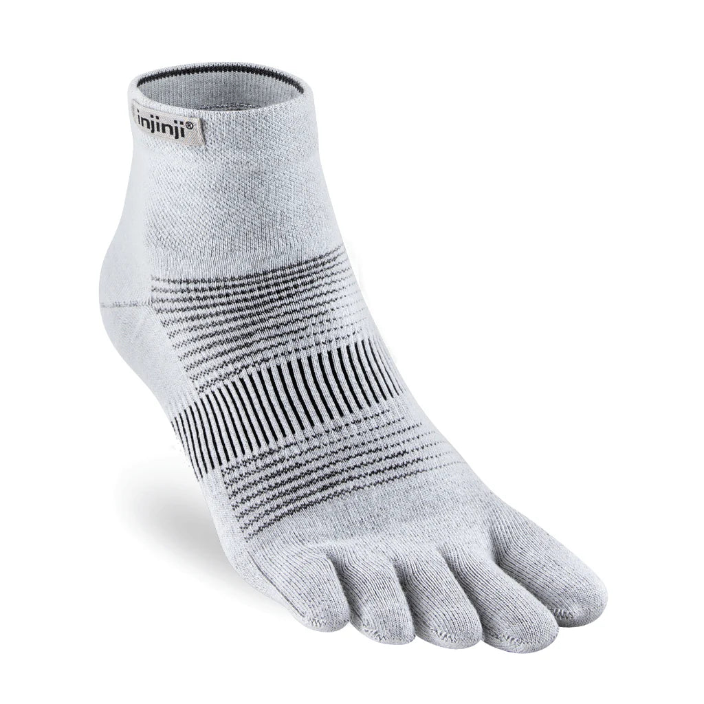 Injinji RUN Mini Crew Toe Socks - Lightweight Cushion