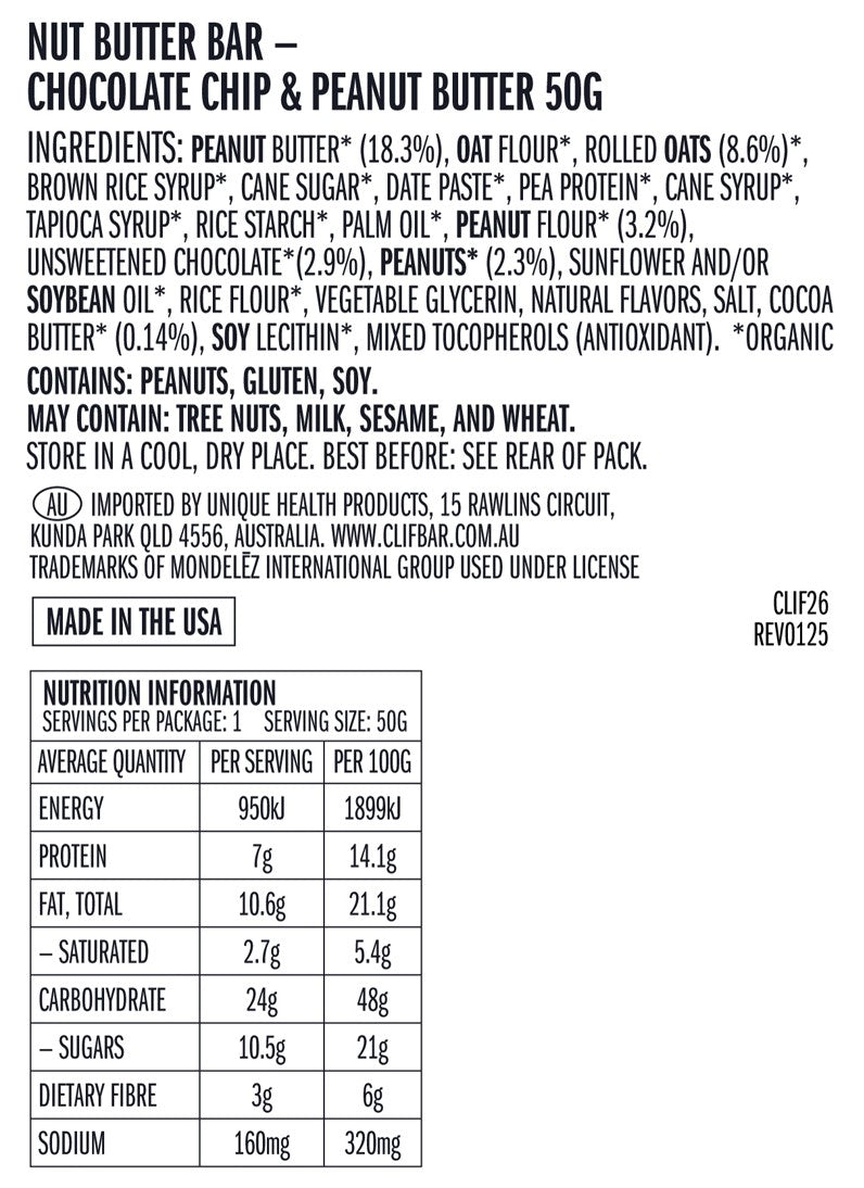 Clif Bar- Nut Butter Filled Single