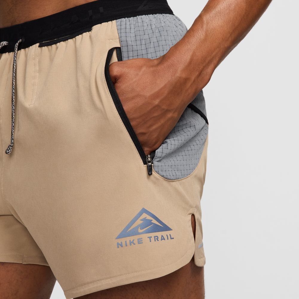 Mens Nike Trail Second Sunrise DF 5in Shorts