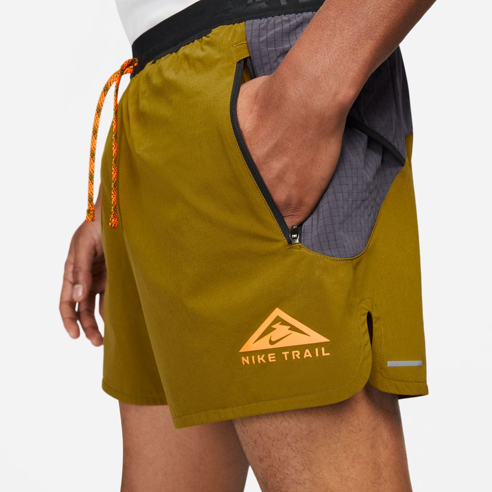 Mens Nike Trail Second Sunrise DF 5in Shorts