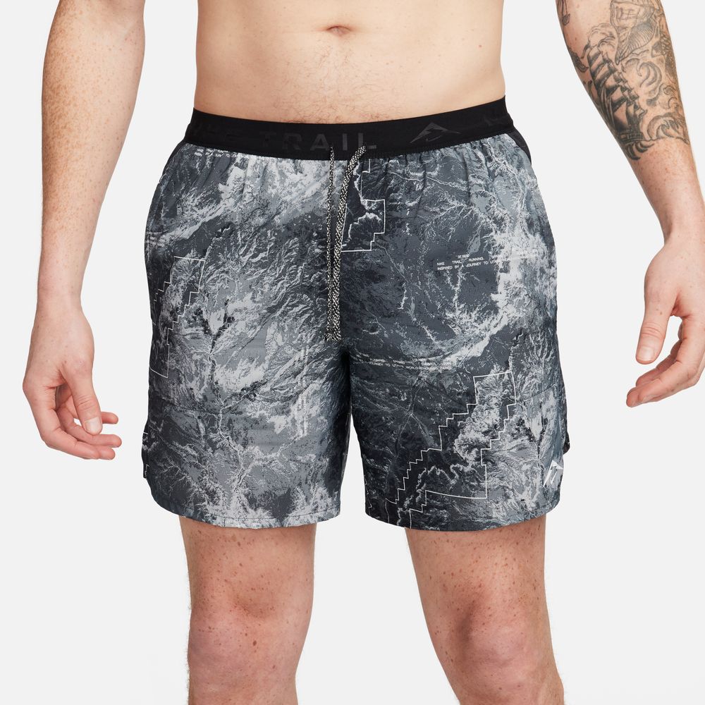 Mens Nike Dri Fit Stride 7" BF Trail Short AOP