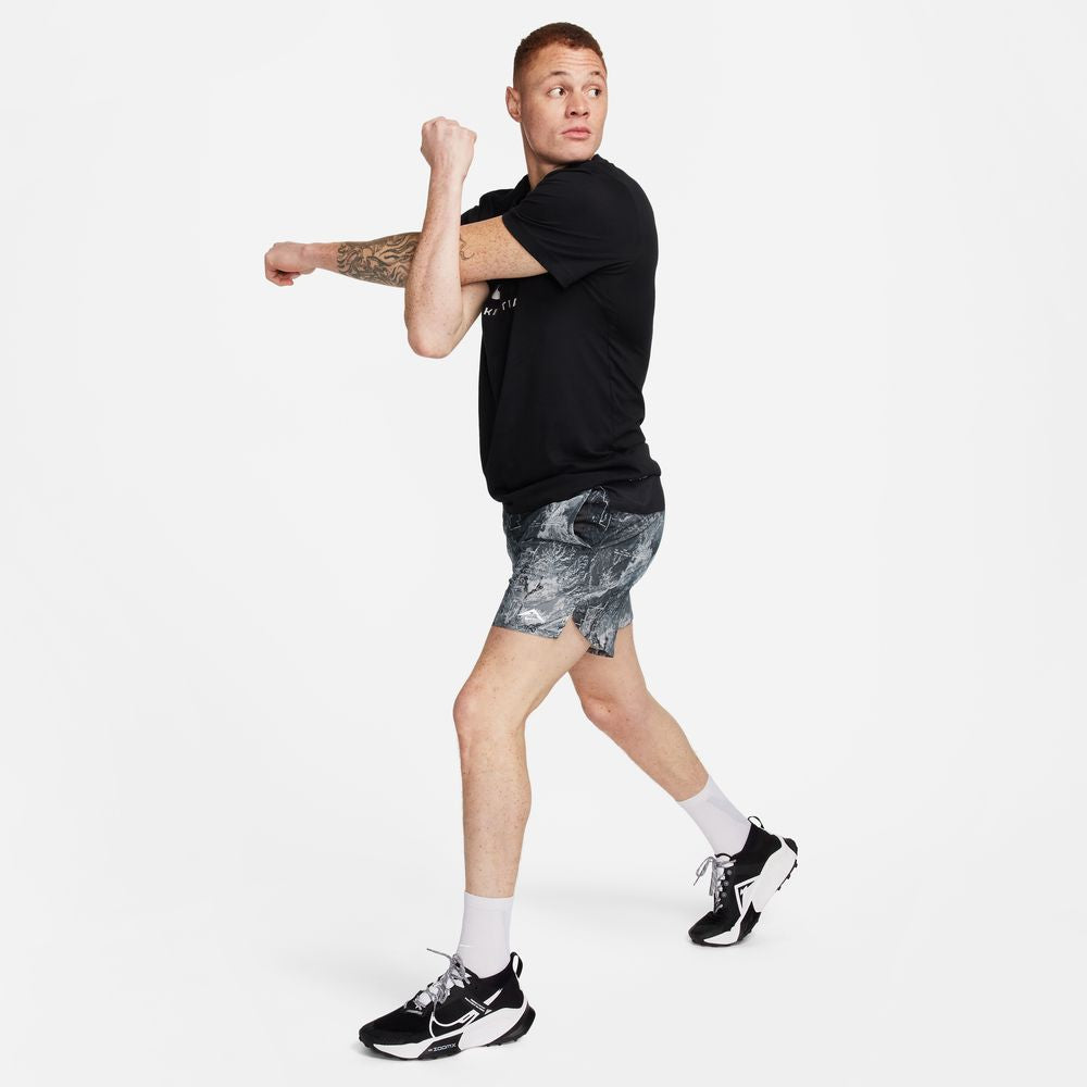 Mens Nike Dri Fit Stride 7" BF Trail Short AOP