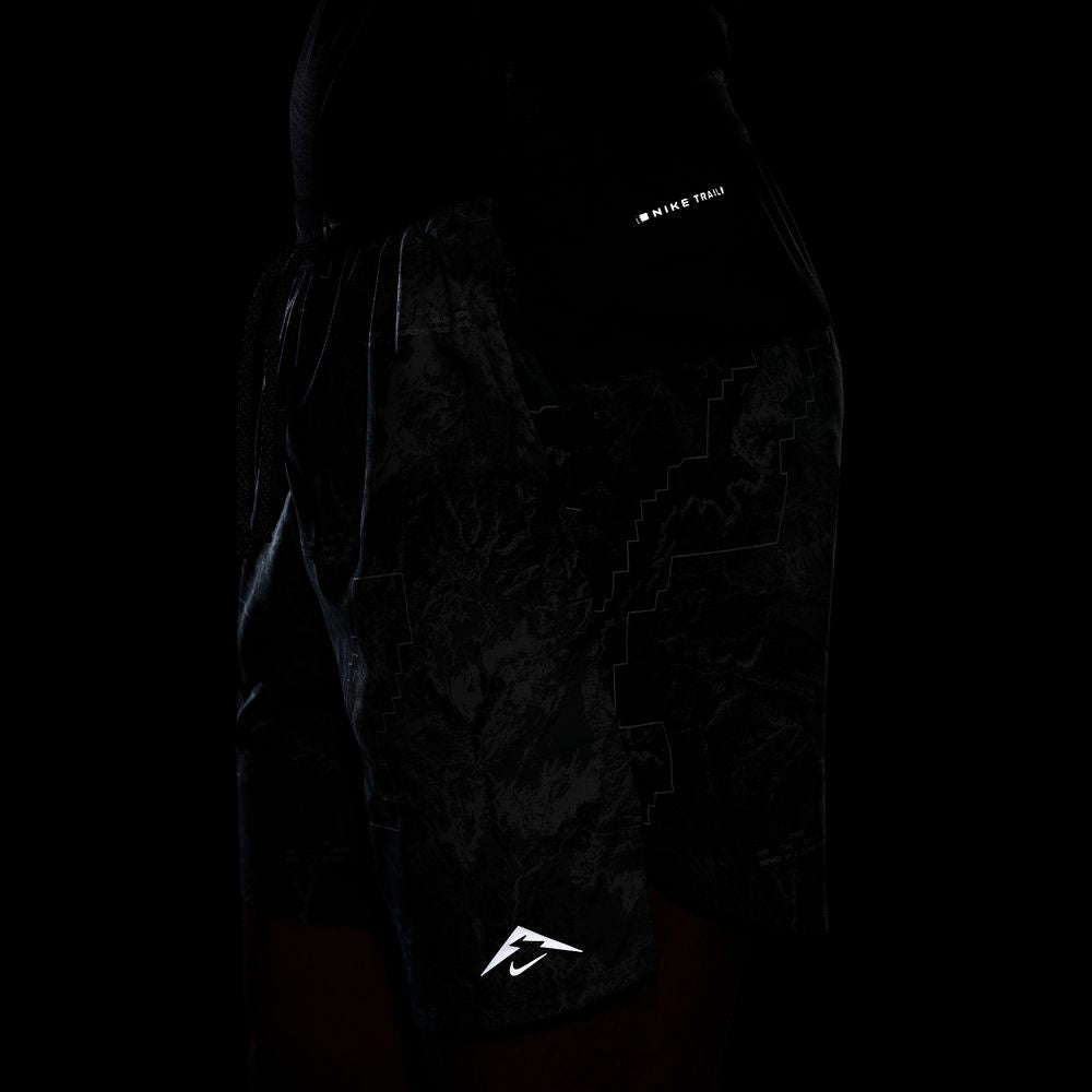 Mens Nike Dri Fit Stride 7" BF Trail Short AOP