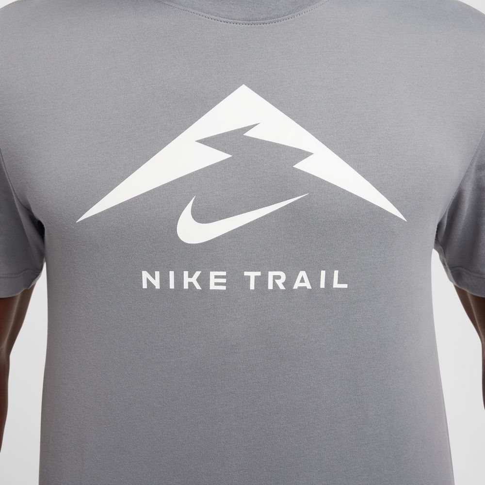 Mens Nike Dri Fit Trail Running T Shirt Logo