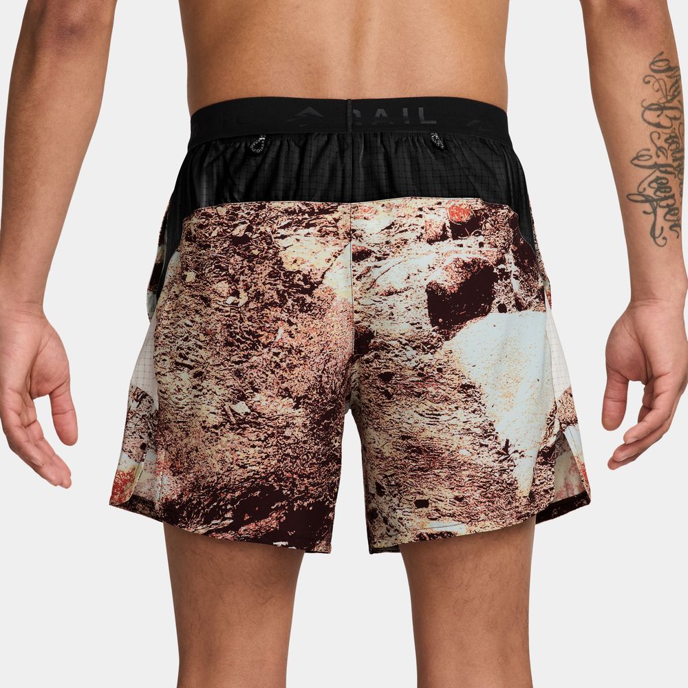 Mens Nike DF Trail AOP 6inch Brief-Lined Shorts AOP