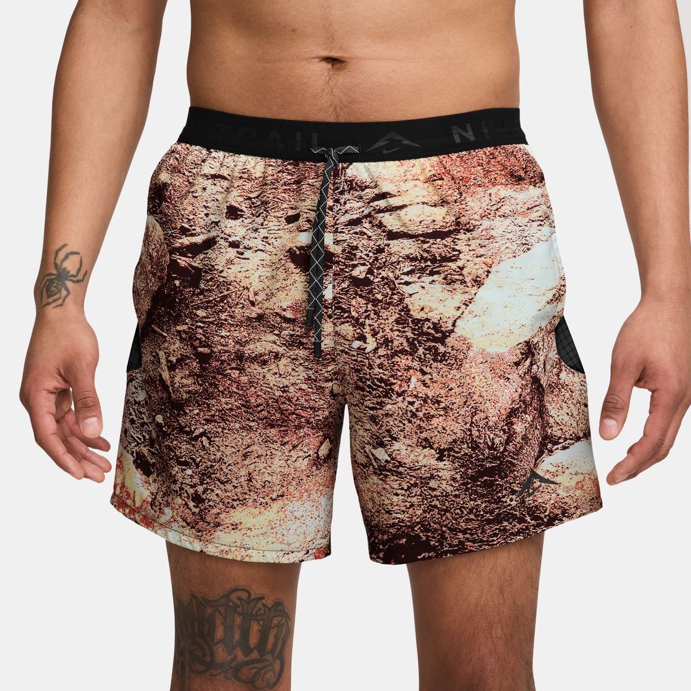 Mens Nike DF Trail AOP 6inch Brief-Lined Shorts AOP