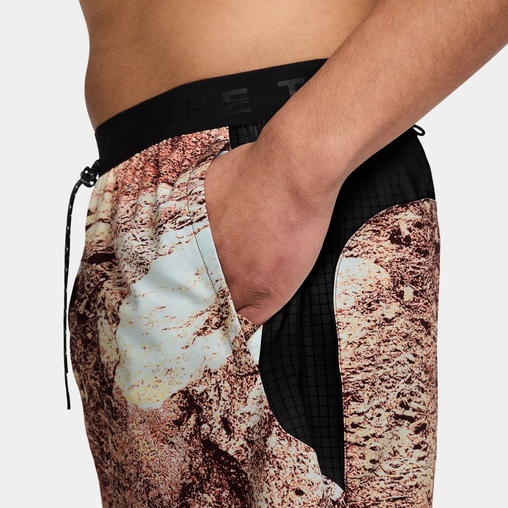 Mens Nike DF Trail AOP 6inch Brief-Lined Shorts AOP