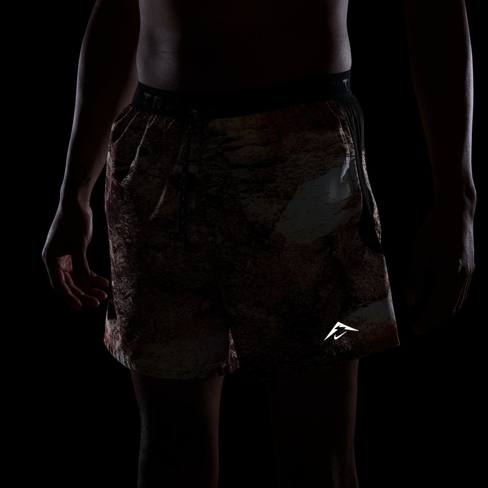 Mens Nike DF Trail AOP 6inch Brief-Lined Shorts AOP