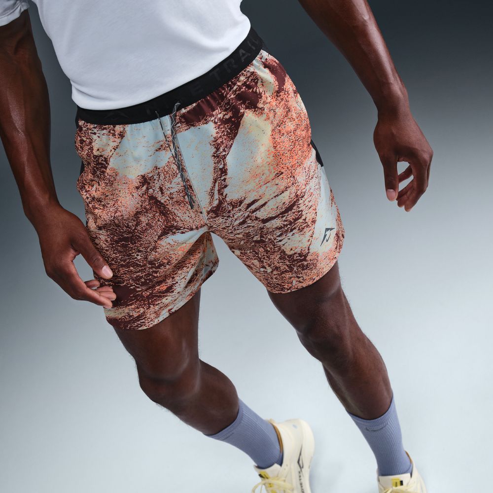 Mens Nike DF Trail AOP 6inch Brief-Lined Shorts AOP