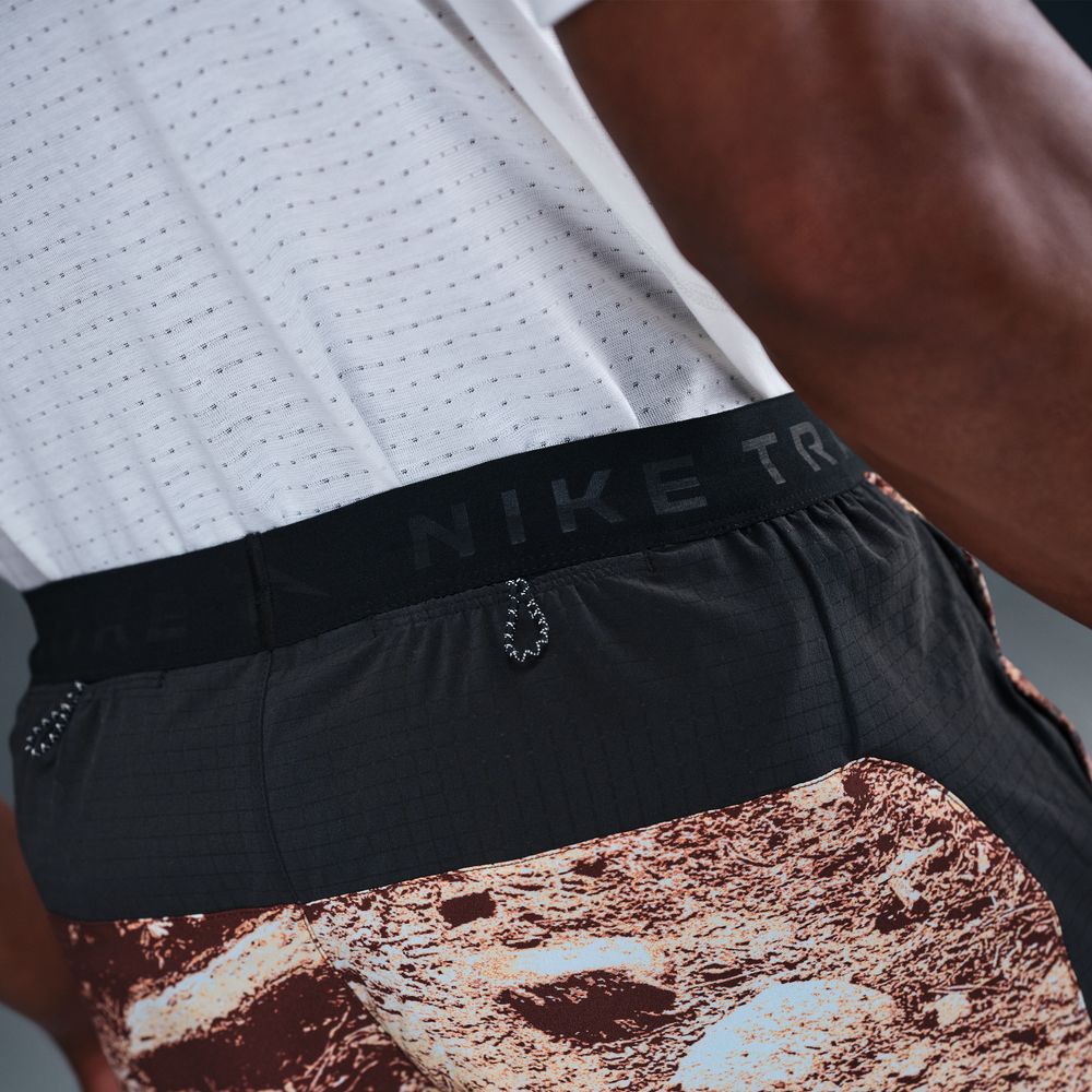 Mens Nike DF Trail AOP 6inch Brief-Lined Shorts AOP