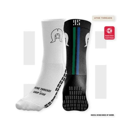 Unisex Grip Star Crew Sock