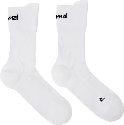 Unisex NNormal Running Socks - White