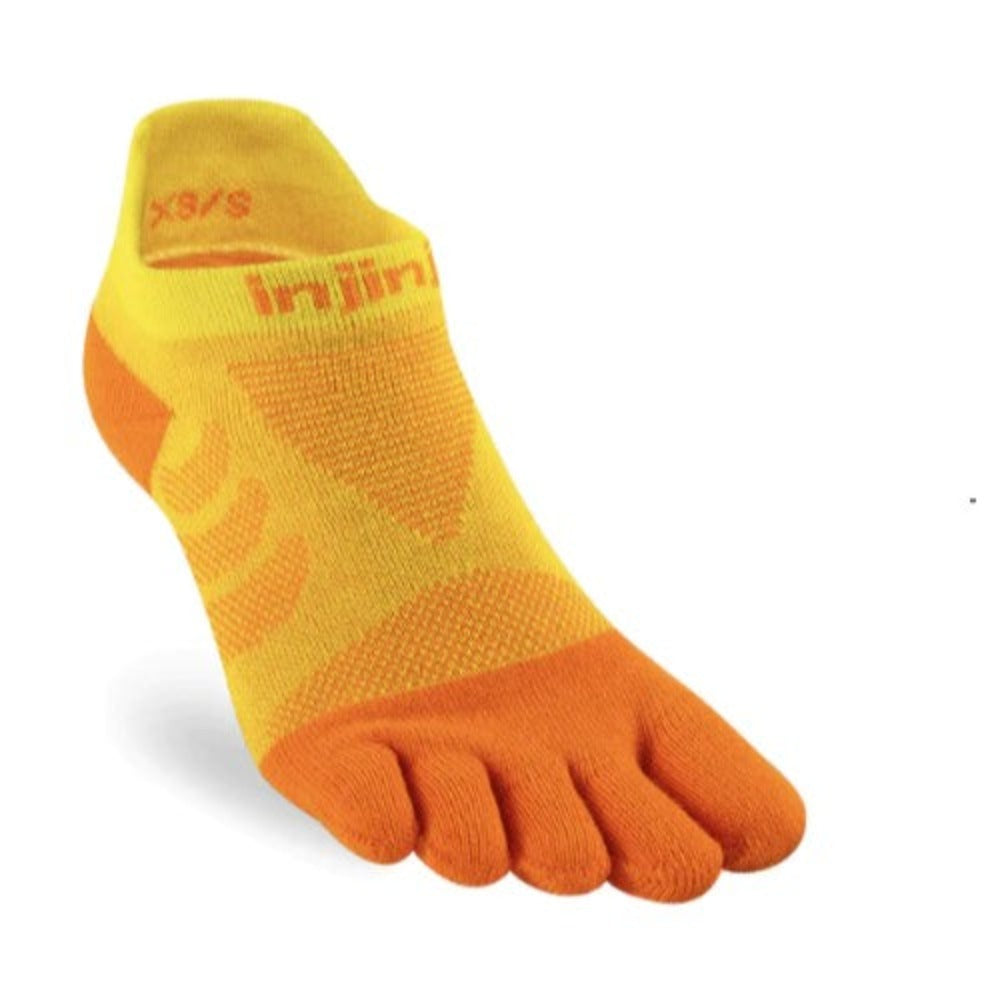 Womens Injinji ULTRA RUN No Show Toe Socks