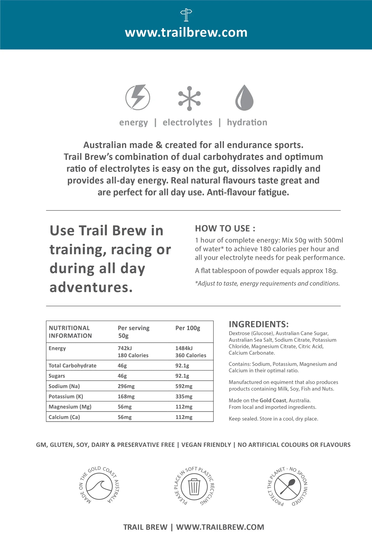 Trail Brew Hydration Fuel
