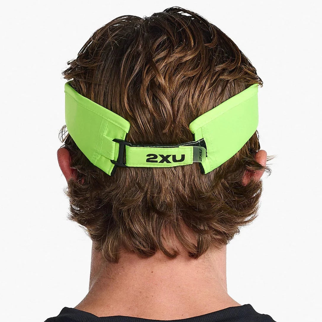 2XU Run Visor - Volt/Black