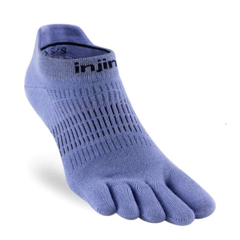 Womens Injinji RUN No Show Toe Socks - Lightweight
