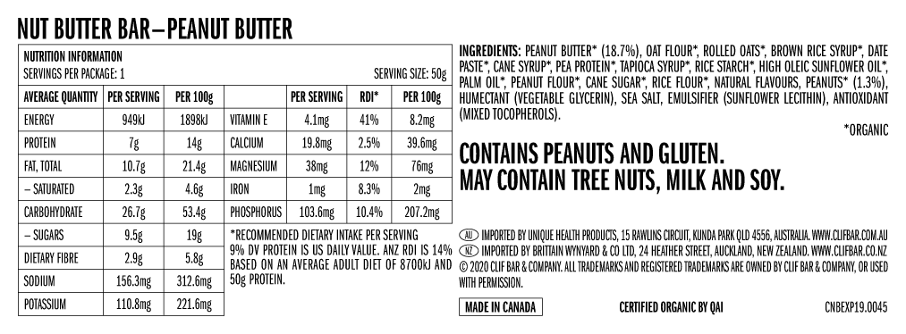 Clif Bar- Nut Butter Filled Single