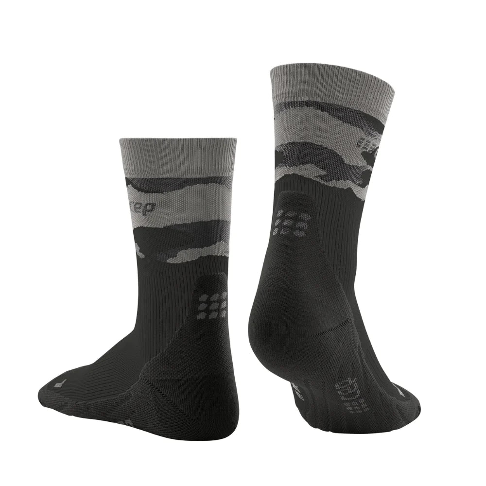 Womens CEP Mid Cut Socks Compression CAMOCLOUD