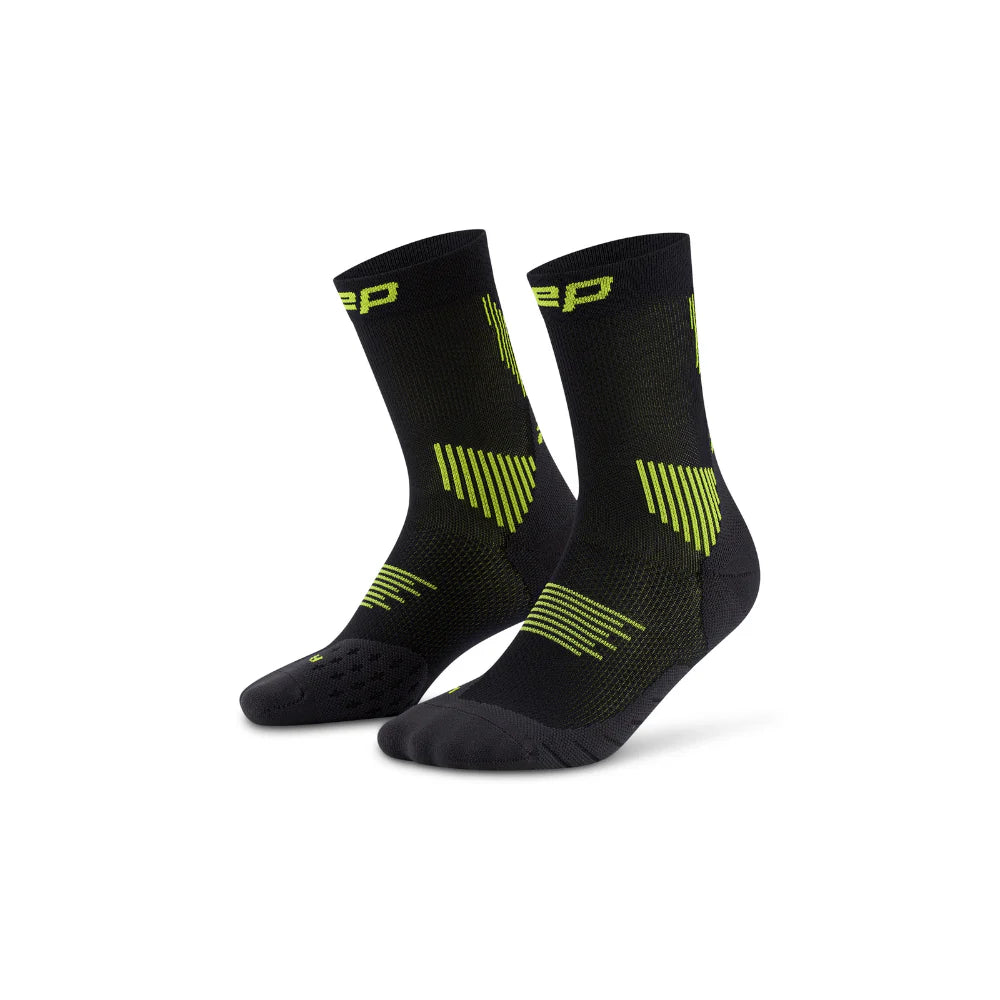 Mens CEP Mid Cut Socks CORE RUN Mid Cushion Compression