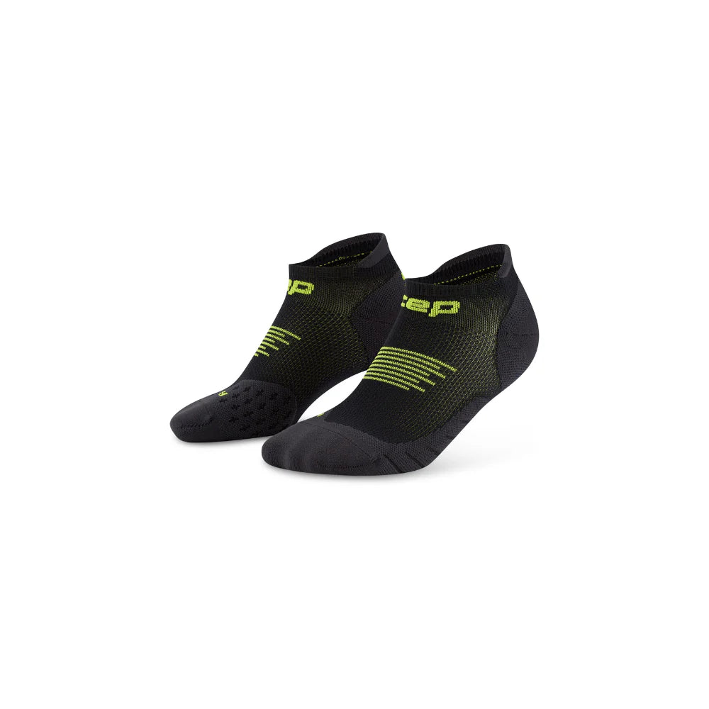 Mens CEP No Show Socks CORE RUN Mid Cushion Compression