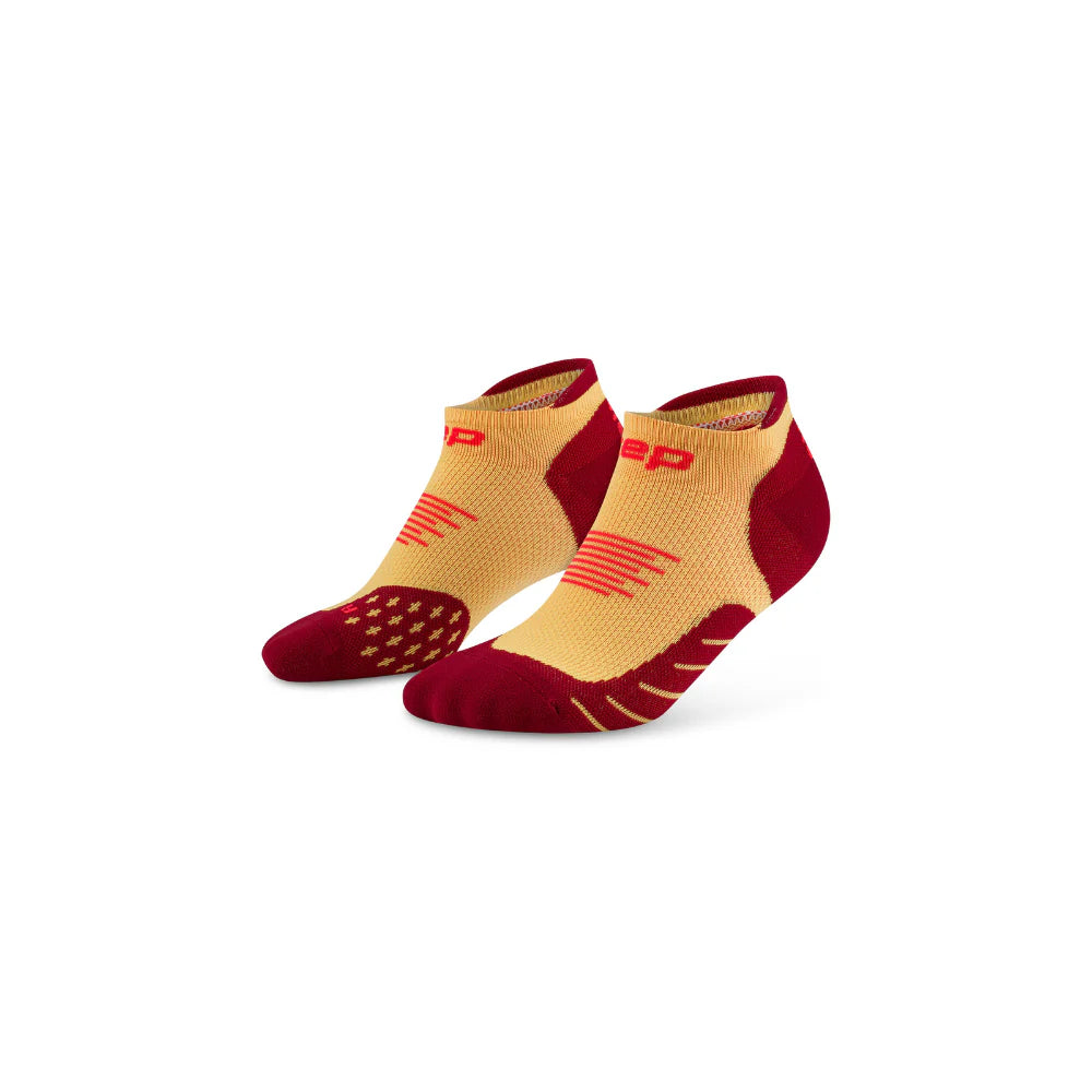 Mens CEP No Show Socks CORE RUN Mid Cushion Compression