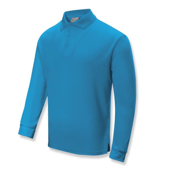 Unisex Bocini Adults Sun Smart Long Sleeve Polo (S-XL)