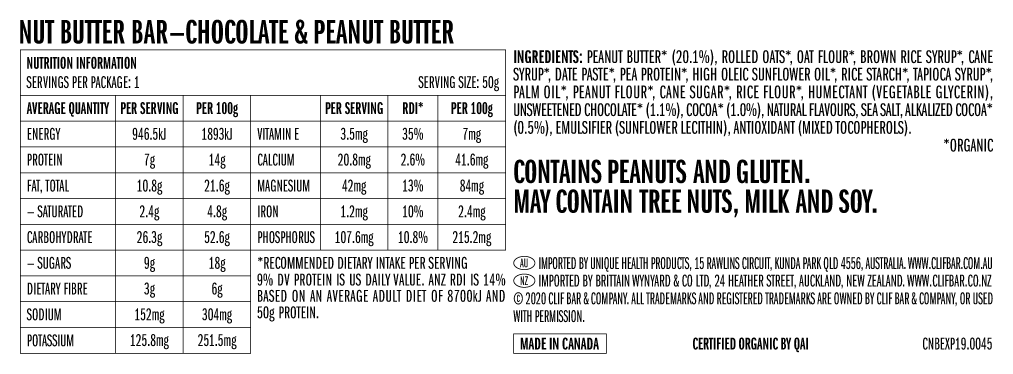 Clif Bar- Nut Butter Filled Single