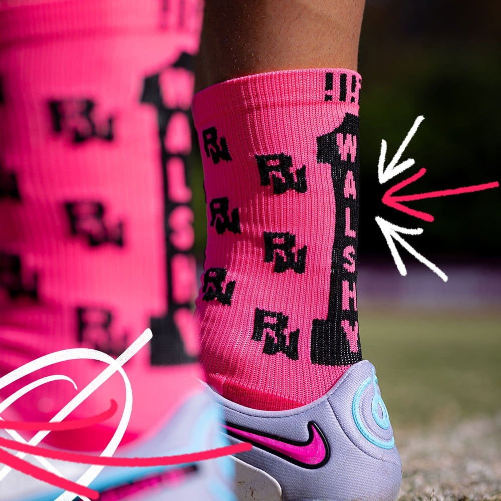 Unisex Grip Star Crew Sock Reece Walsh
