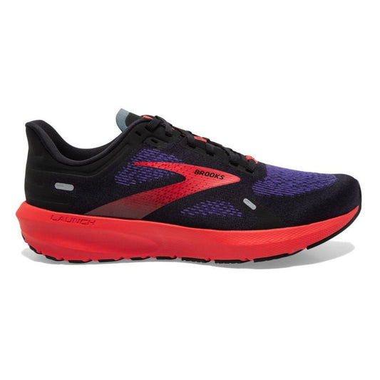 Black Deep Blue Red Mens Brooks Launch 9