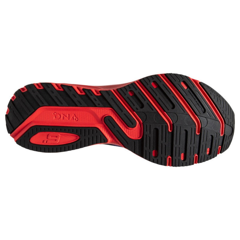 Black Deep Blue Red Mens Brooks Launch 9