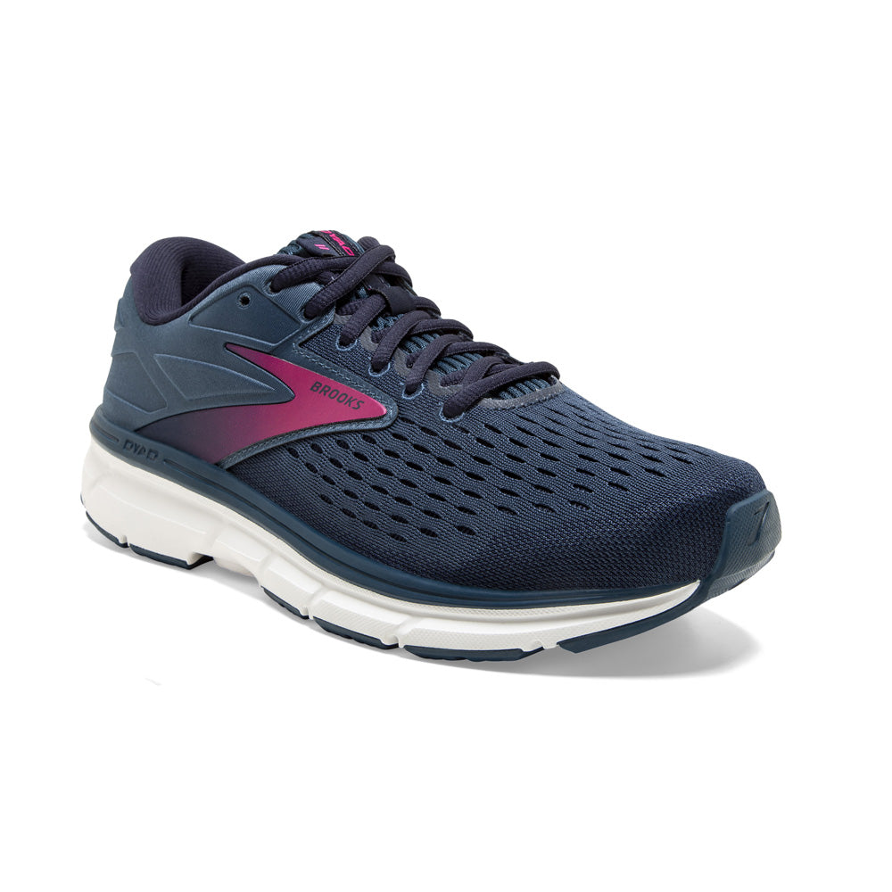 Blue Navy Beetroot Womens Brooks Dyad 11 D Width