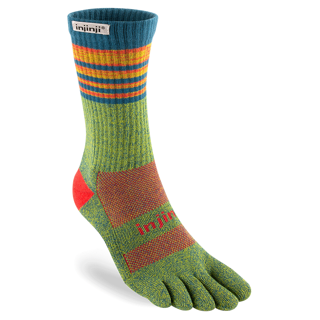 Injinji 2.0 Trail Midweight Crew Length Socks