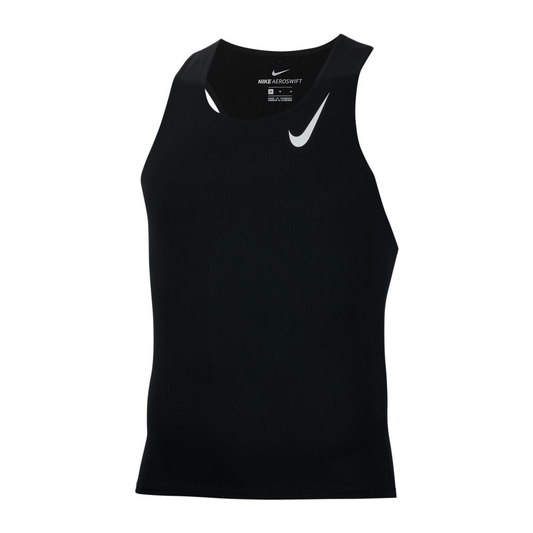 Black Mens Nike Aeroswift Singlet