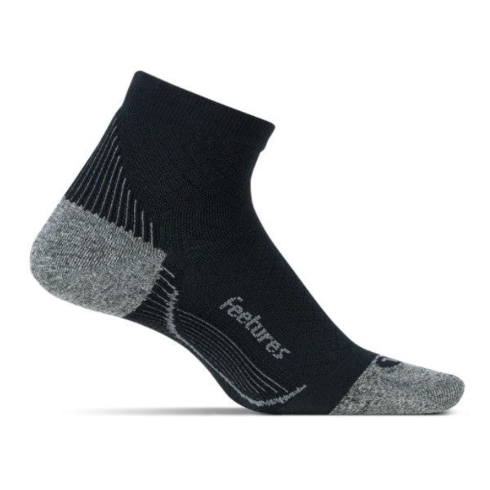 Feetures Plantar Fasciitis Compression Quarter Socks - Ultra Light Cushion