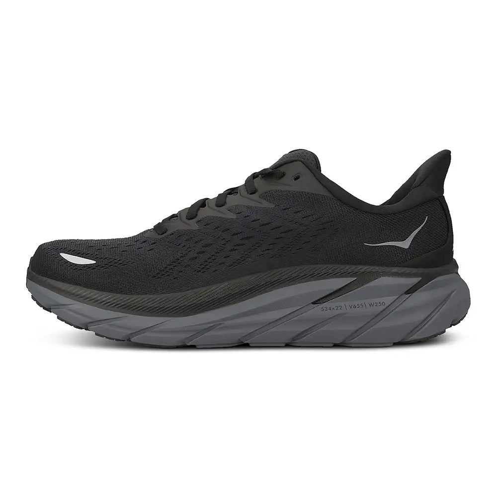 Black Black Mens Hoka Clifton 8