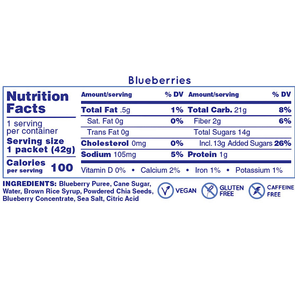 Hüma Chia Energy Gels Original (Single + Bulk Buy)