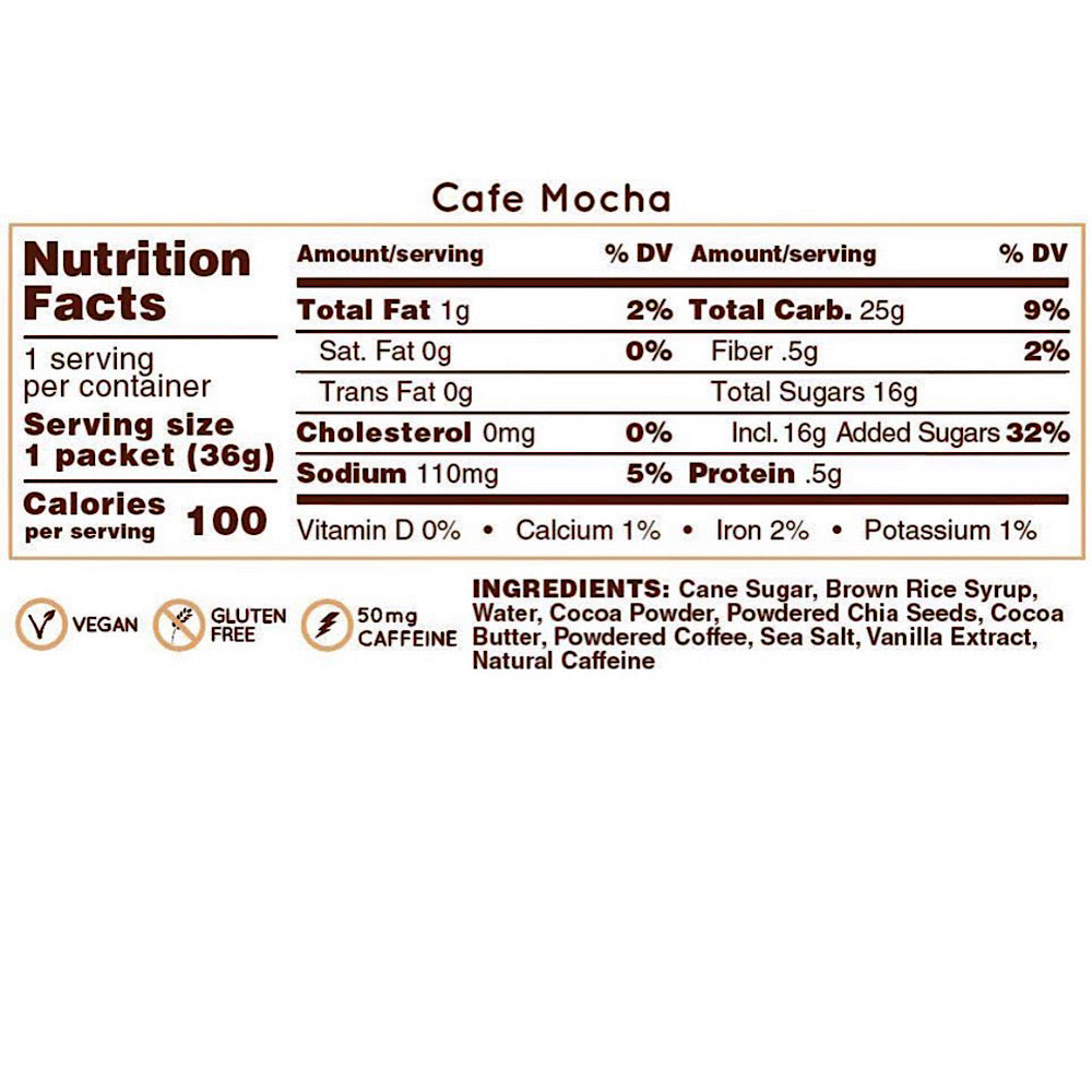 Hüma Chia Energy Gels Original (Single + Bulk Buy)