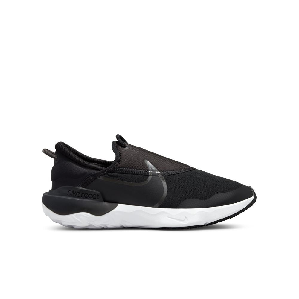 Black White Kids Nike React Flow GS