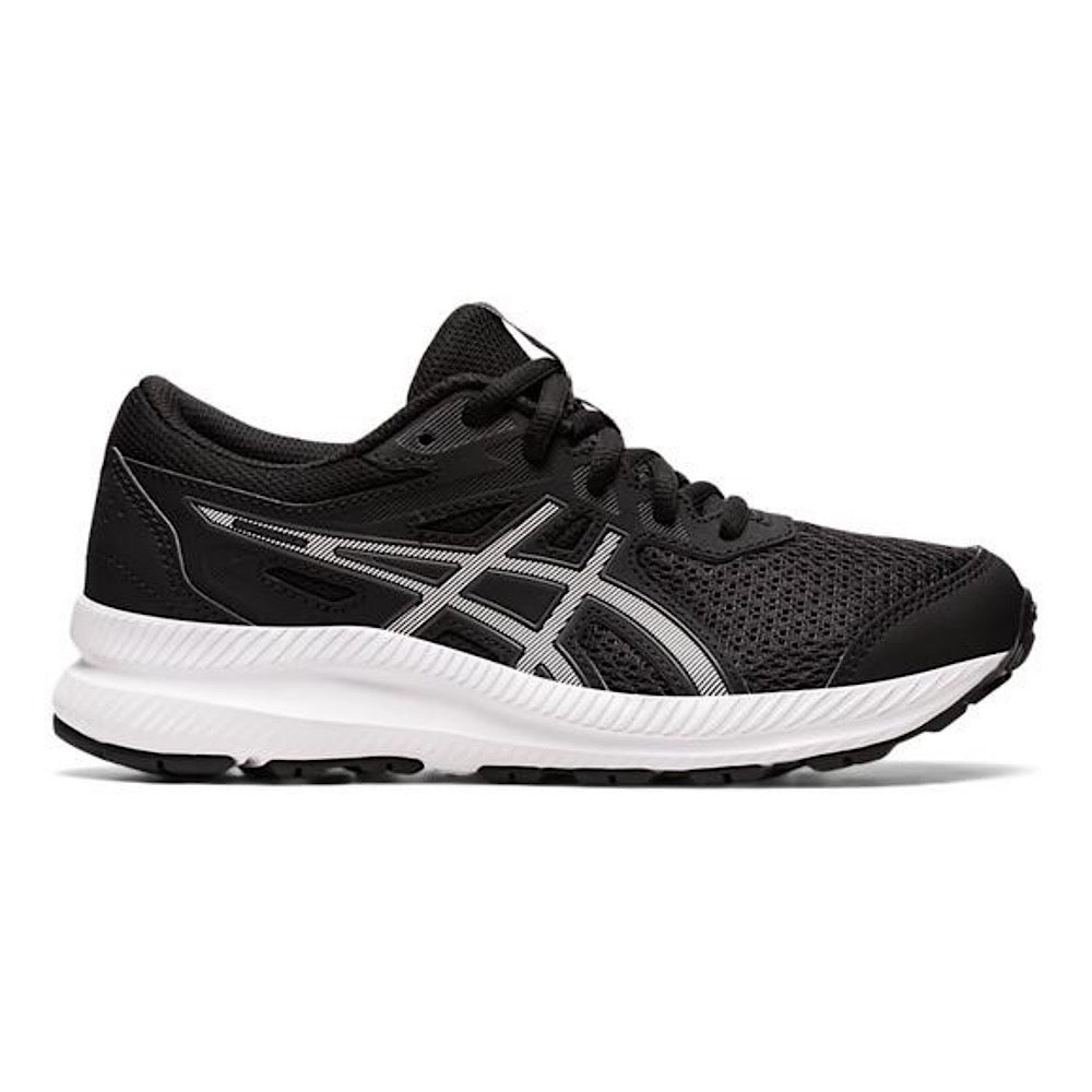 Black White Kids Asics Contend 8 GS 