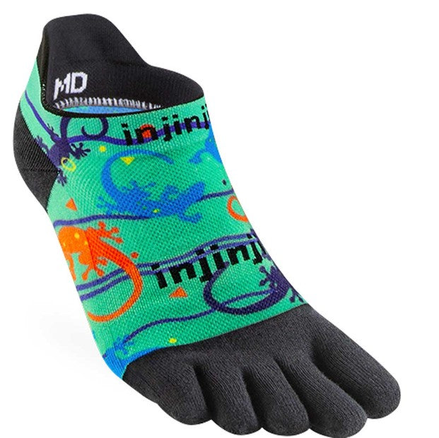 Injinji SPECTRUM RUN No Show Toe Socks - Lightweight Cushion