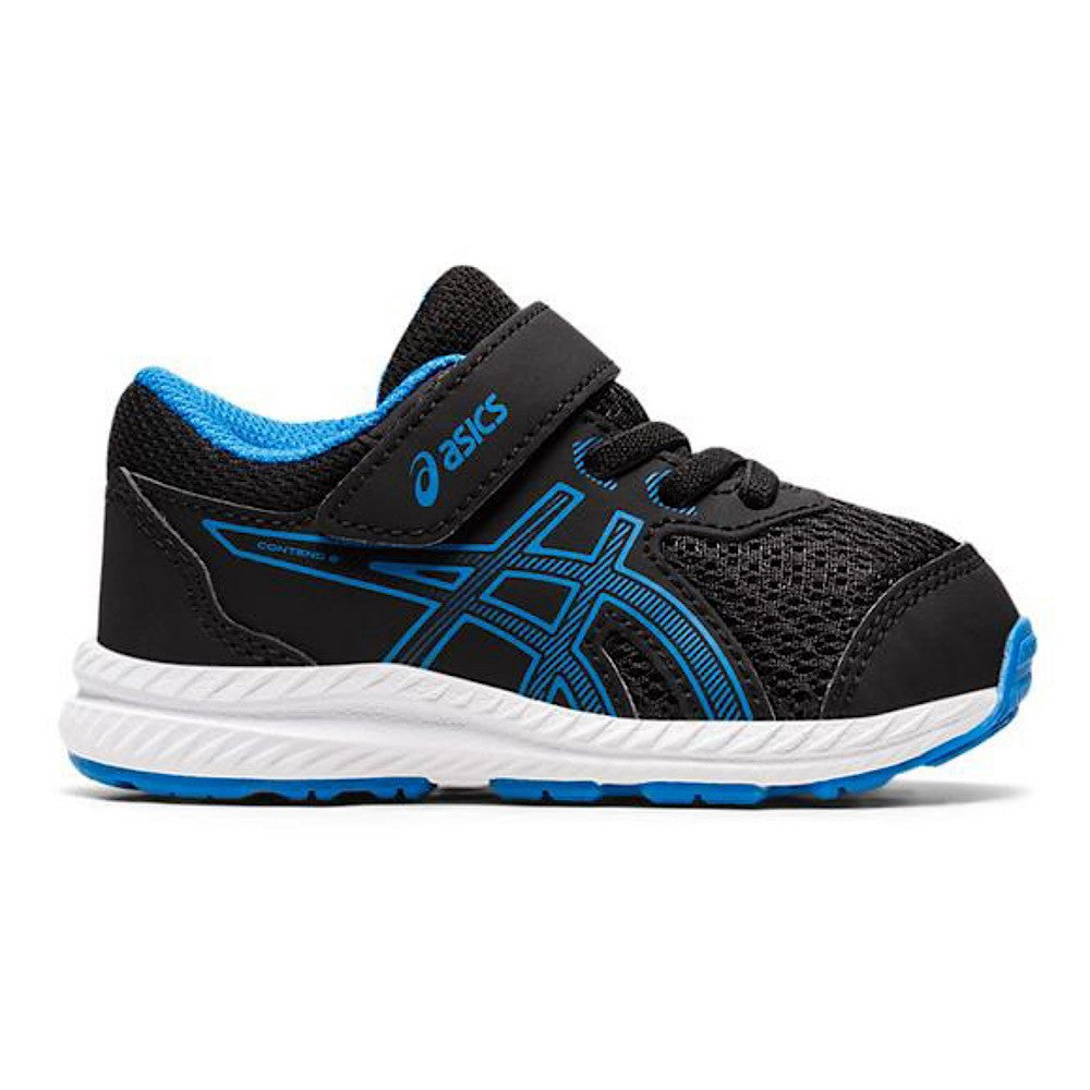 Black Blue Kids Asics Contend 8 TS 