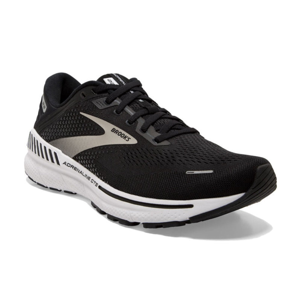 Black White Mens Brooks Adrenaline 22 GTS