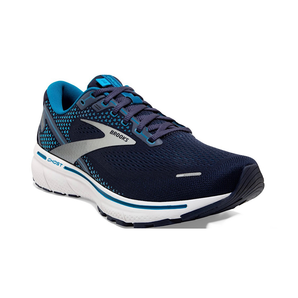 Navy Blue Mens Brooks Ghost 14