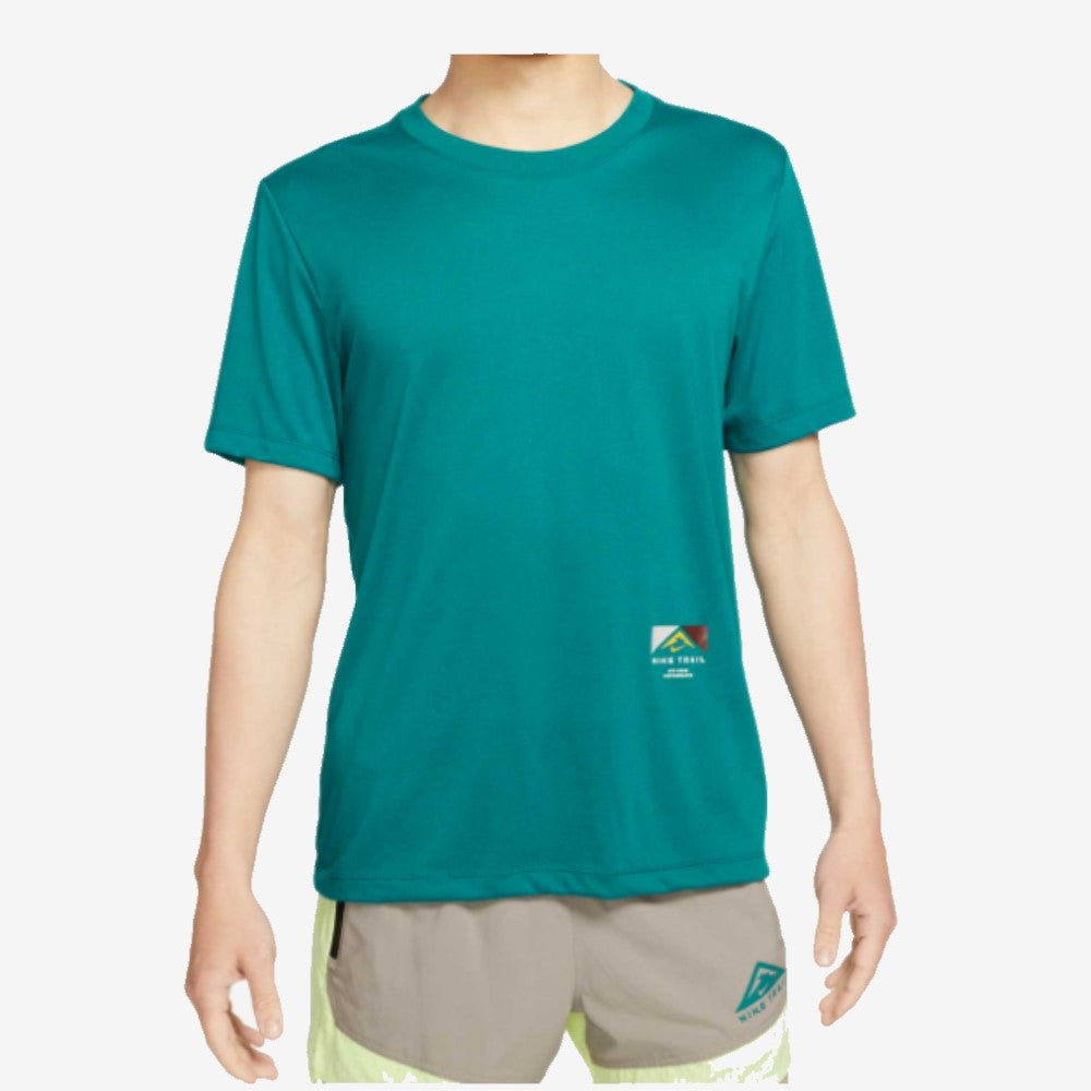 Green Nike Dri Fit Trail Running Tee