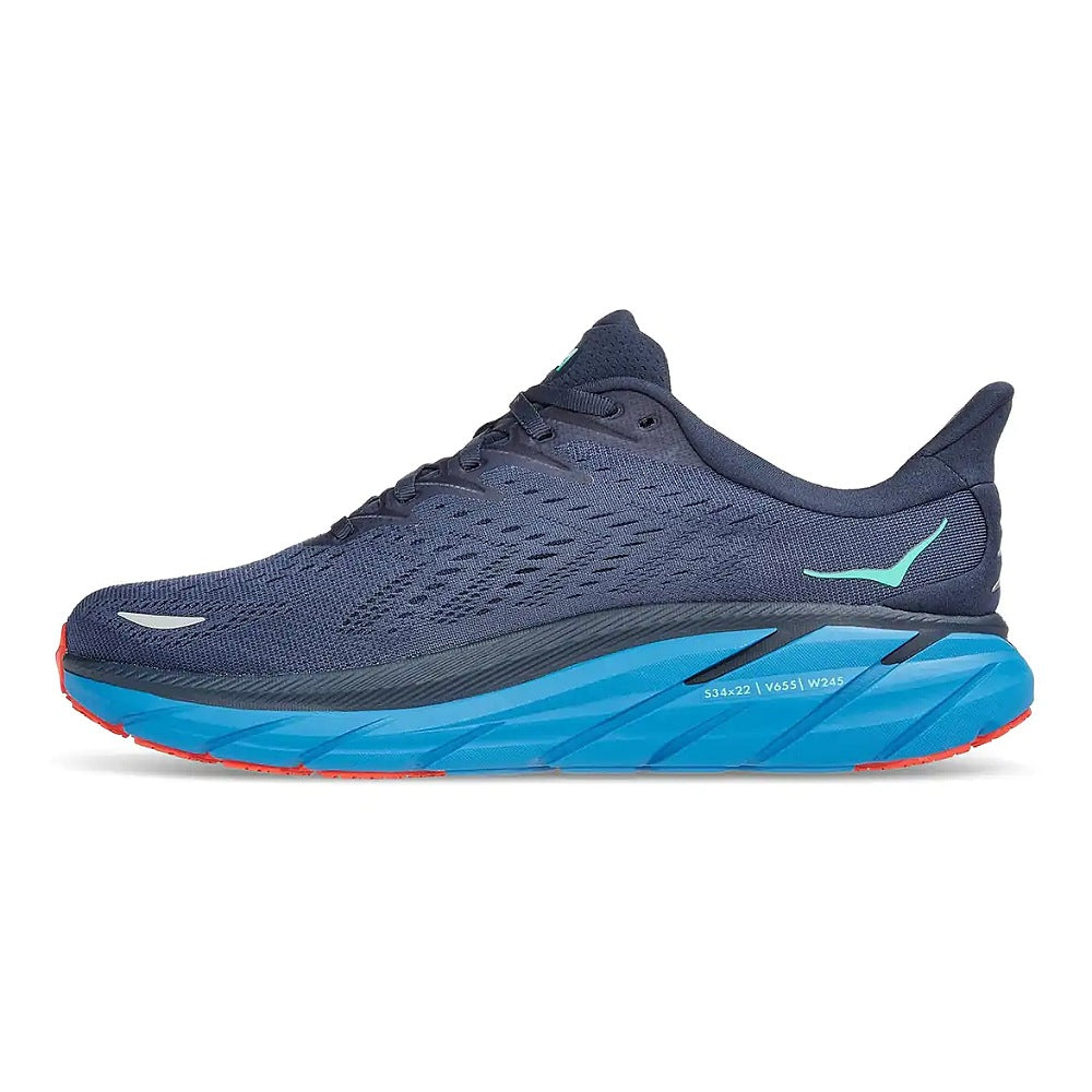 Outer Space Vallarta Blue Mens Hoka Clifton 8