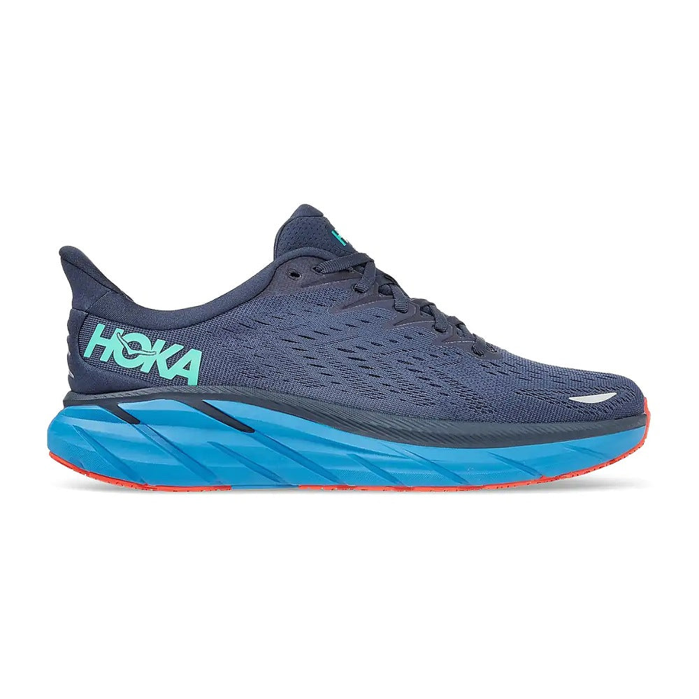 Outer Space Vallarta Blue Mens Hoka Clifton 8