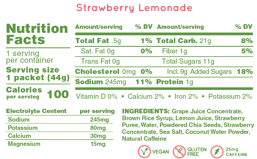 Hüma Chia Energy Gels PLUS (Natural Electrolytes) (Single + Bulk Buy)