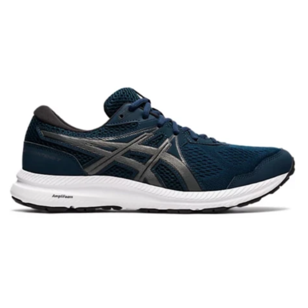 French Blue Gunmetal Mens Asics Contend 7